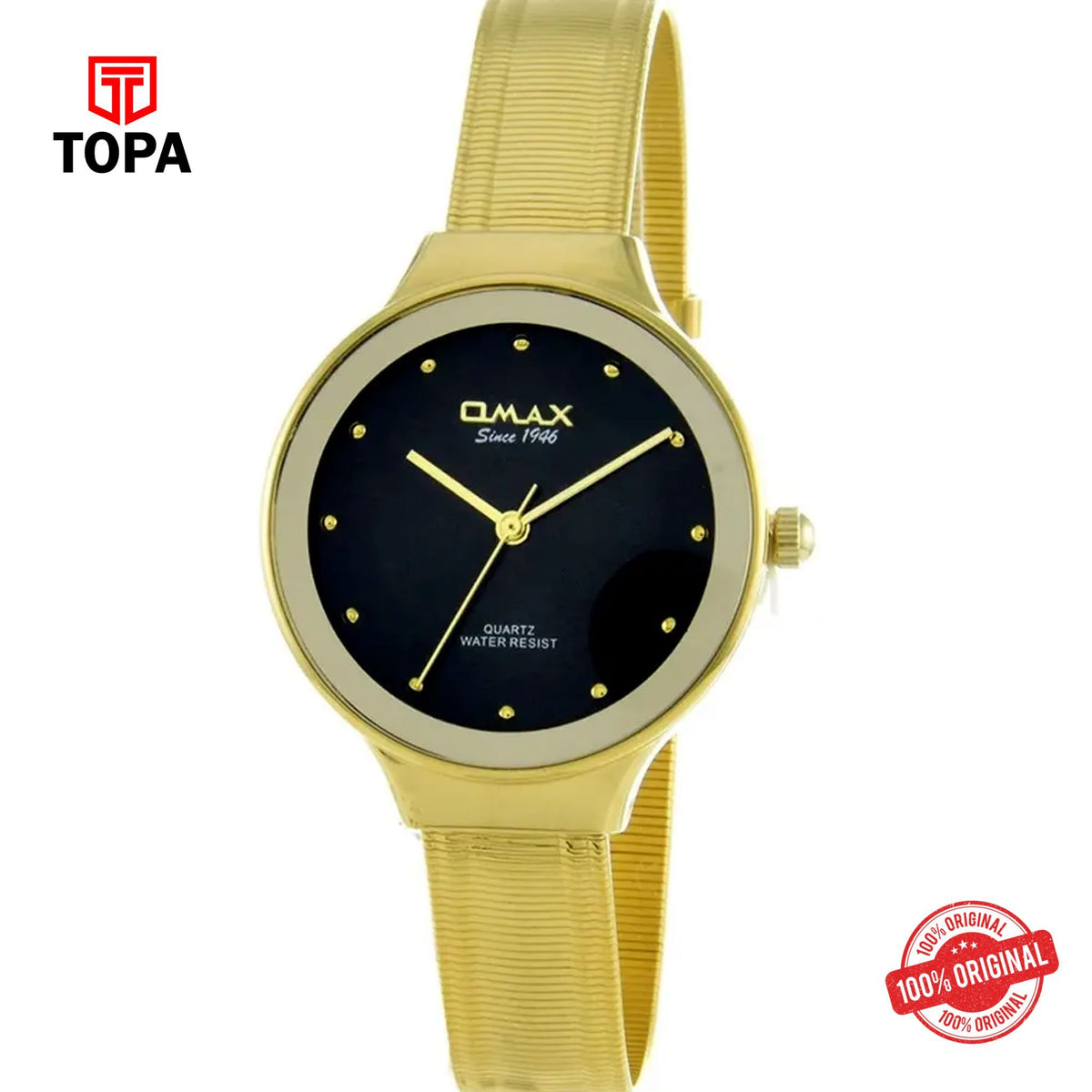 Topa Omax-FMB024Q002-Mesh-Band-Women-Watch - Product Image 1