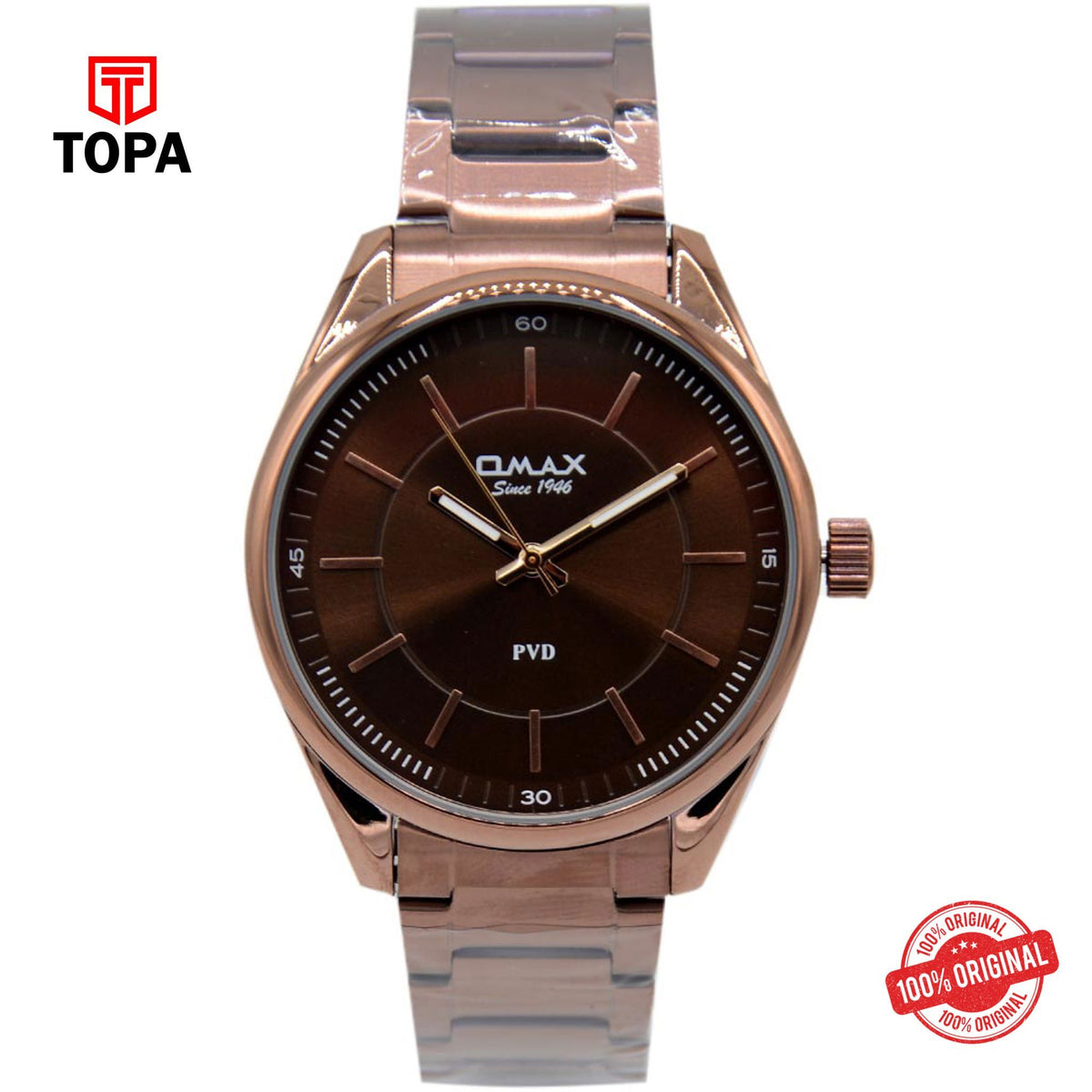 Topa Omax-FSB007500D-Metal-Band-Men-Watch - Product Image 1
