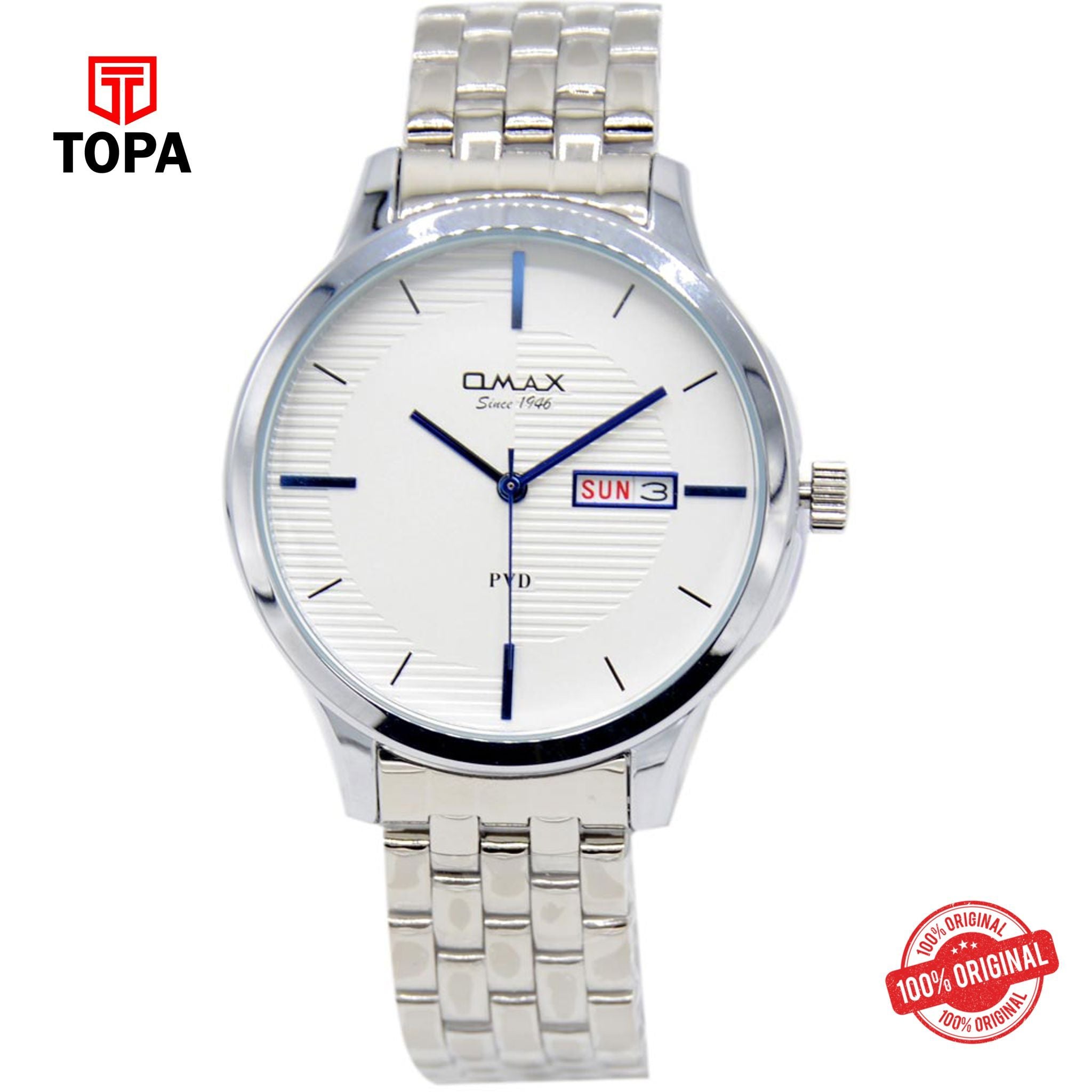 Topa Omax-FSD001I018-Metal-Band-Men-Watch - Product Image 1