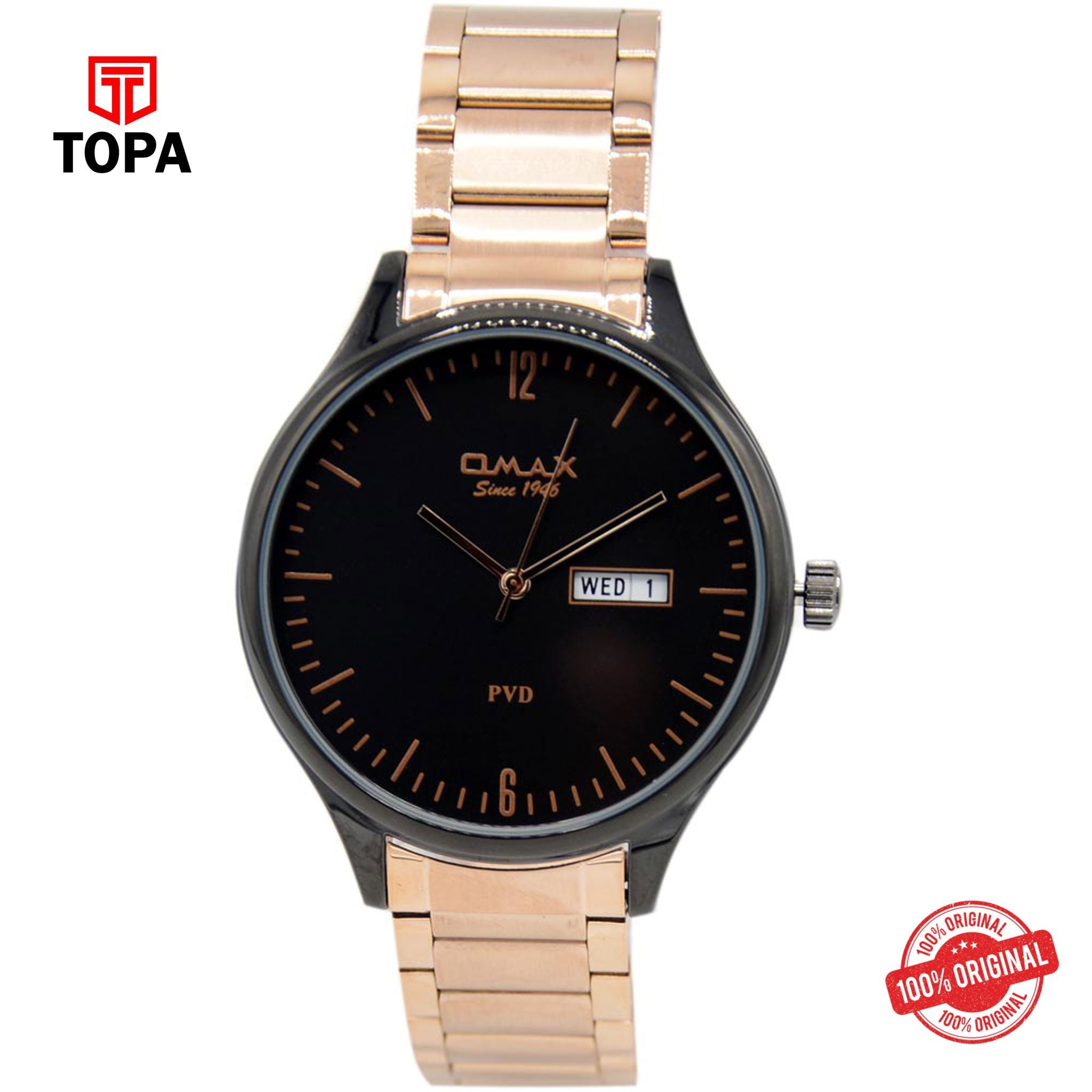 Topa Omax-FSD009U012-Metal-Band-Men-Watch - Product Image 1