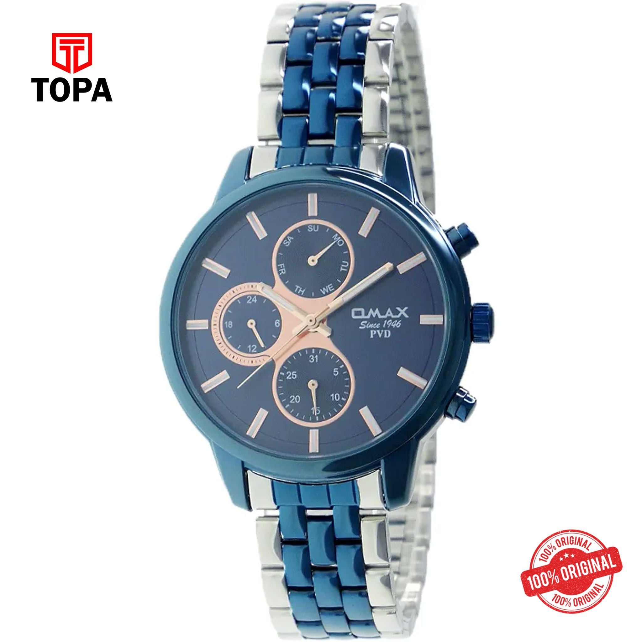 Topa Omax-FSM005U004-Metal-Band-Men-Watch - Product Image 1