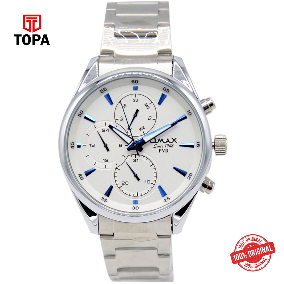 Topa Omax-FSM007I018-Metal-Band-Men-Watch - Product Image 1