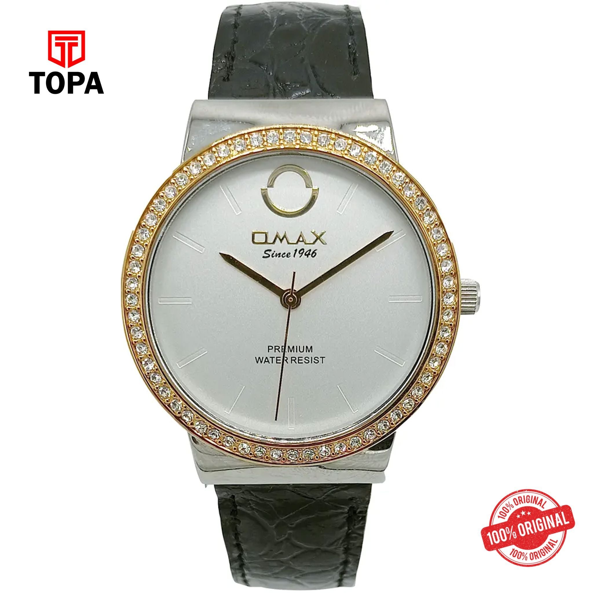 Topa Omax-GC07T62I-Leather-Band-Women-Watch - Product Image 1