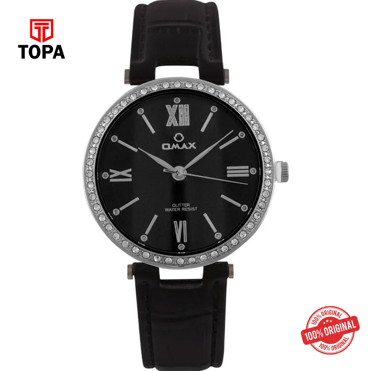 Topa Omax-GT001P22I-Leather-Band-Women-Watch - Product Image 1