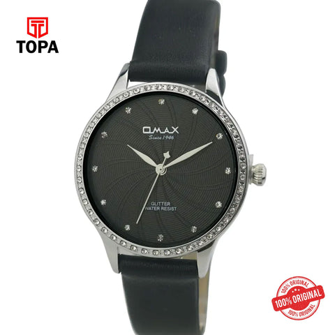 Topa Omax-GT007P22I-Leather-Band-Women-Watch - Product Image 1