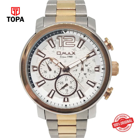 Topa Omax-GX16C3CI-Metal-Band-Men-Watch - Product Image 1