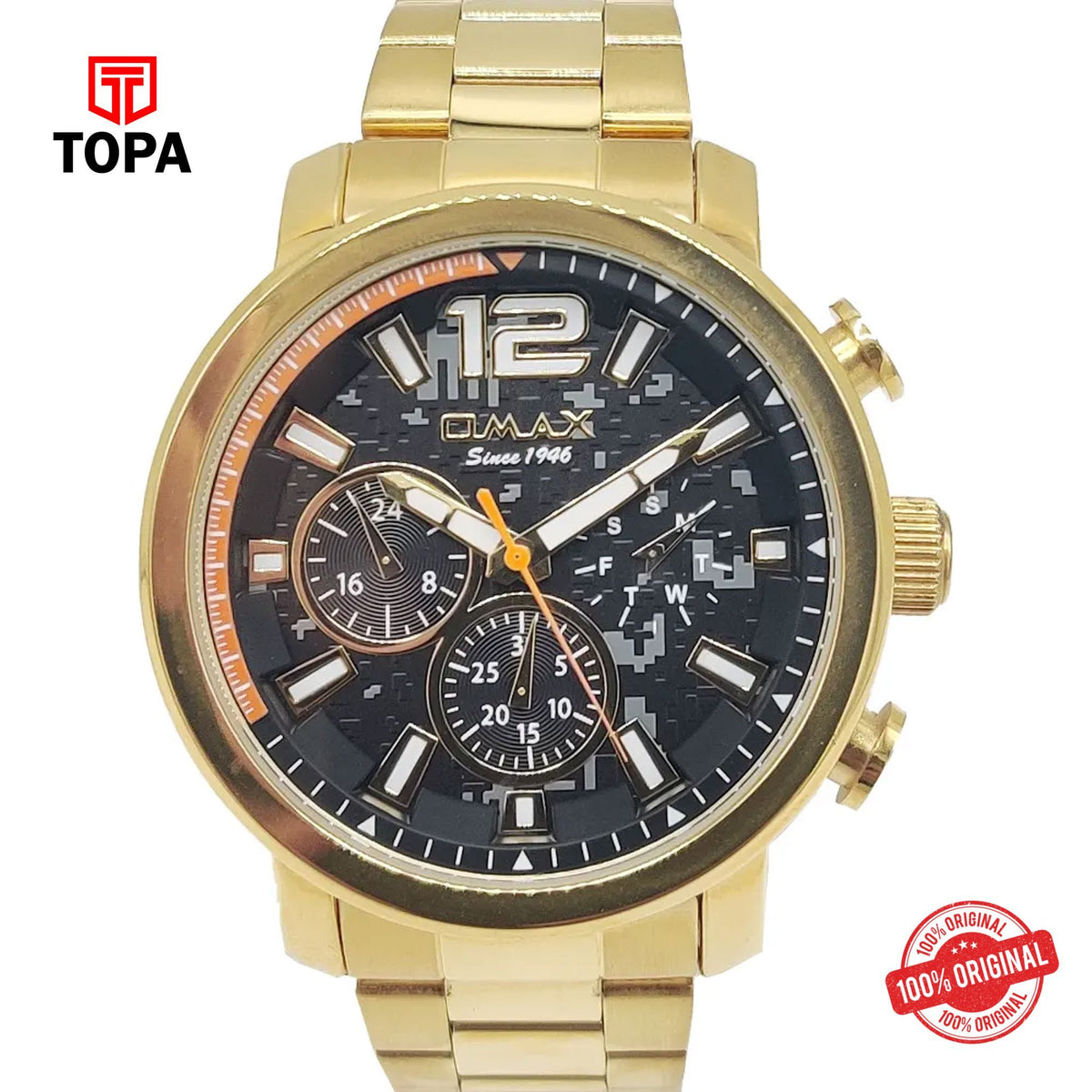 Topa Omax-GX16G21I-Metal-Band-Men-Watch - Product Image 1