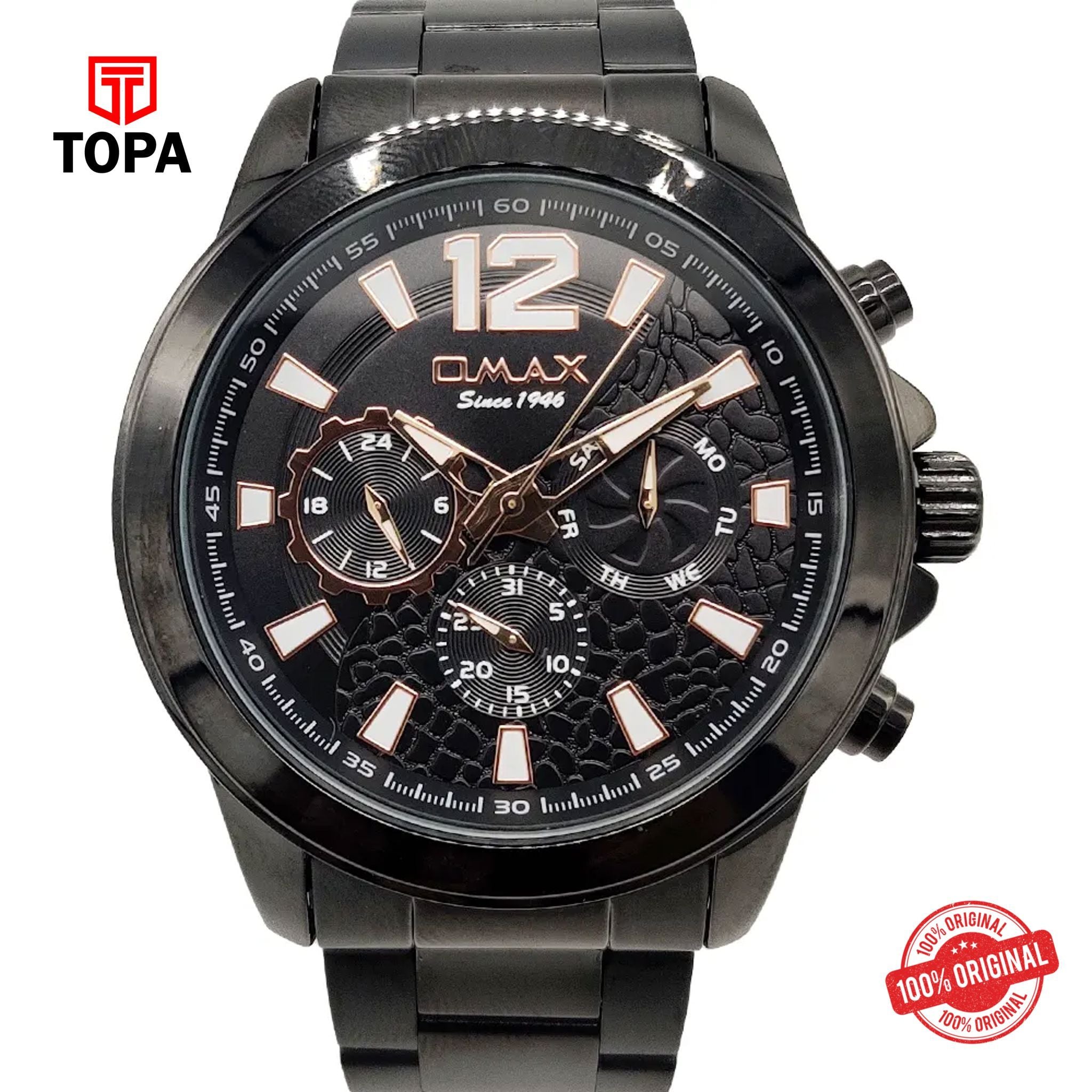 Topa Omax-GX21M22O-Metal-Band-Men-Watch - Product Image 1