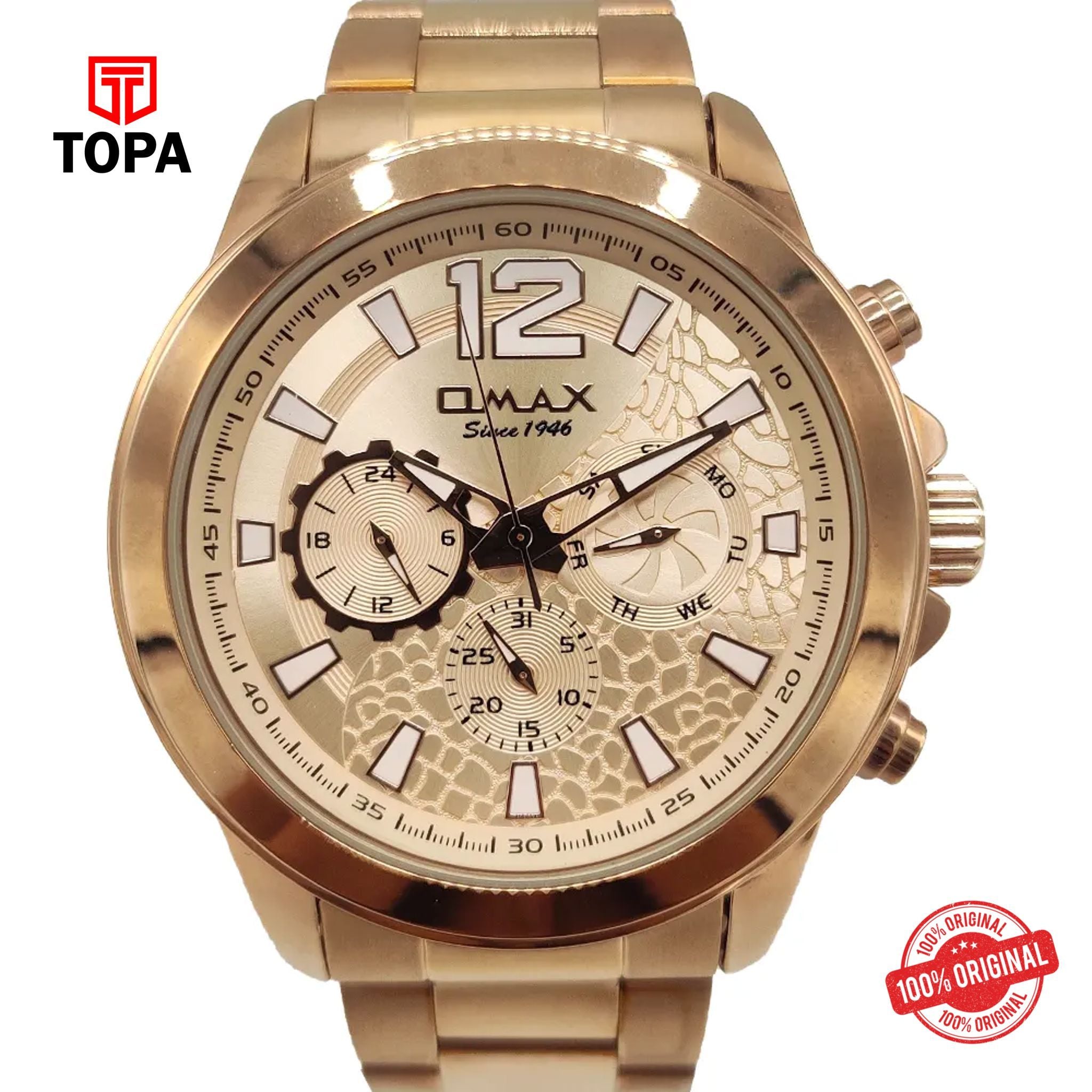 Topa Omax-GX21R88I-Metal-Band-Men-Watch - Product Image 1