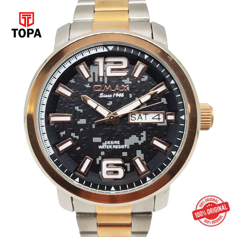 Topa Omax-GX25C2CI-Metal-Band-Men-Watch - Product Image 1