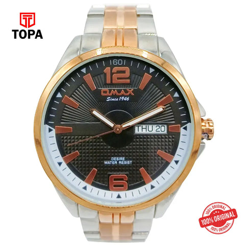 Topa Omax-GX48C2CI-Metal-Band-Men-Watch - Product Image 1