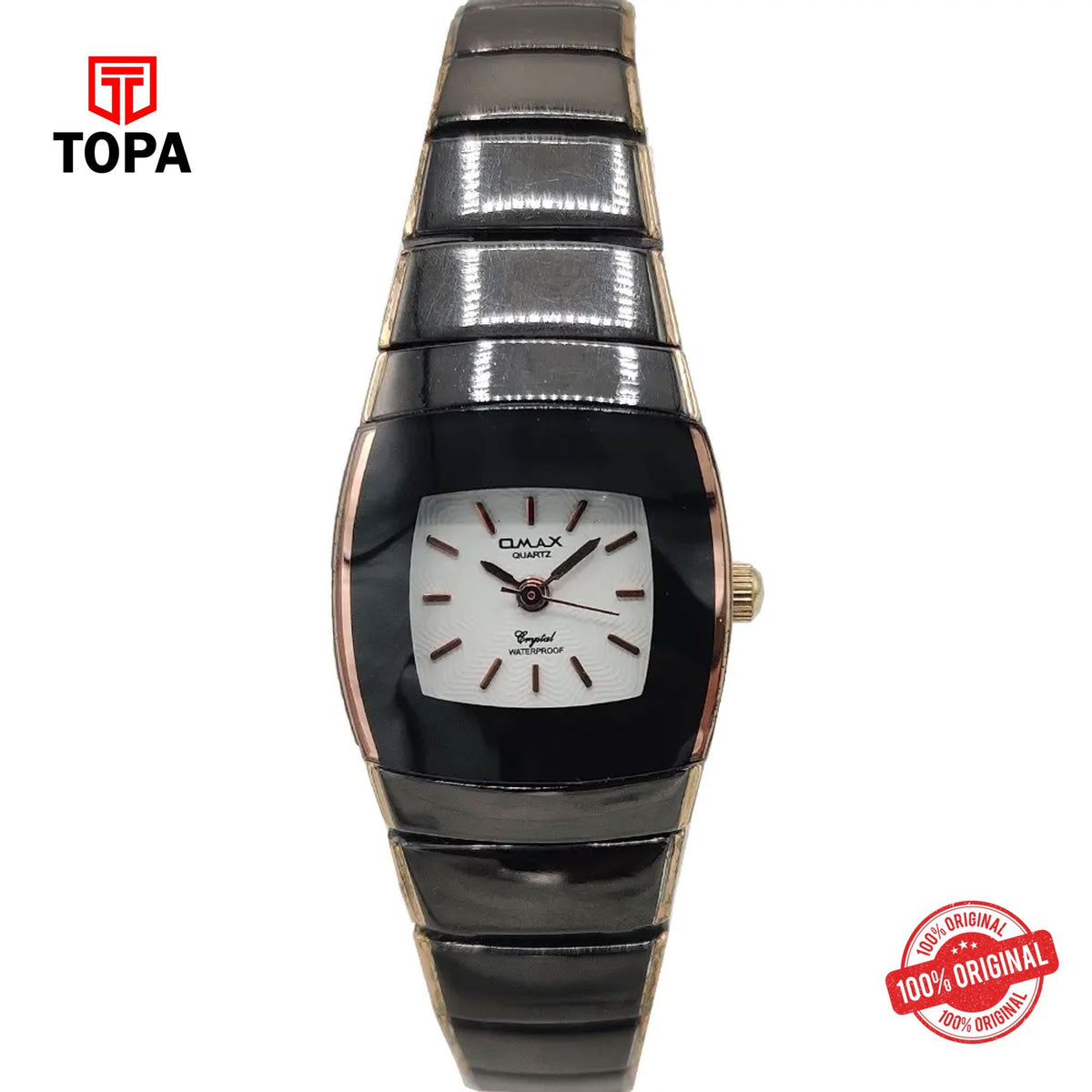 Topa Omax-HBE794EH53-Ceramic-Band-Women-Watch - Product Image 1