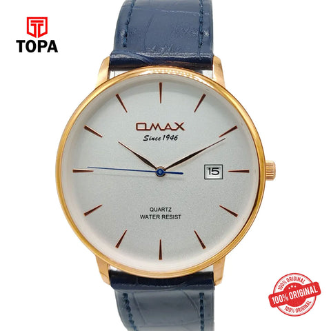 Topa Omax-HD03R64I-Leather-Band-Men-Watch - Product Image 1