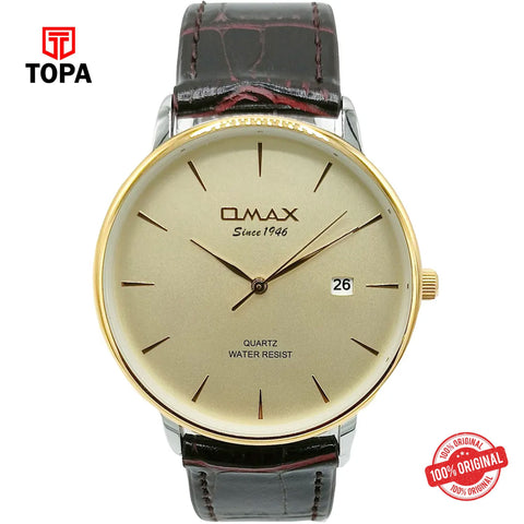 Topa Omax-HD03T15I-Leather-Band-Men-Watch - Product Image 1