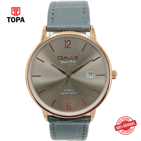 Topa Omax-HD05R99I-Leather-Band-Men-Watch - Product Image 1