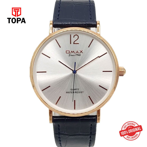 Topa Omax-HX07R64I-Leather-Band-Men-Watch - Product Image 1