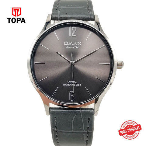 Topa Omax-HX09P99I-Leather-Band-Men-Watch - Product Image 1