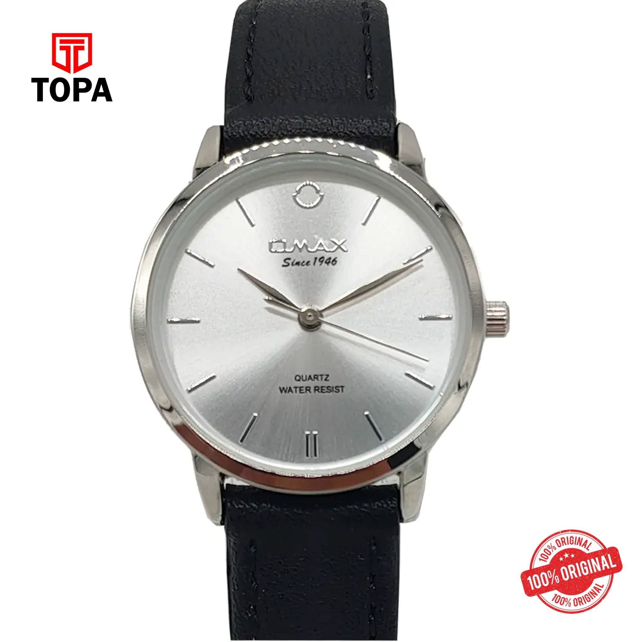 Topa Omax-HXL01P62I-Leather-Band-Women-Watch - Product Image 1