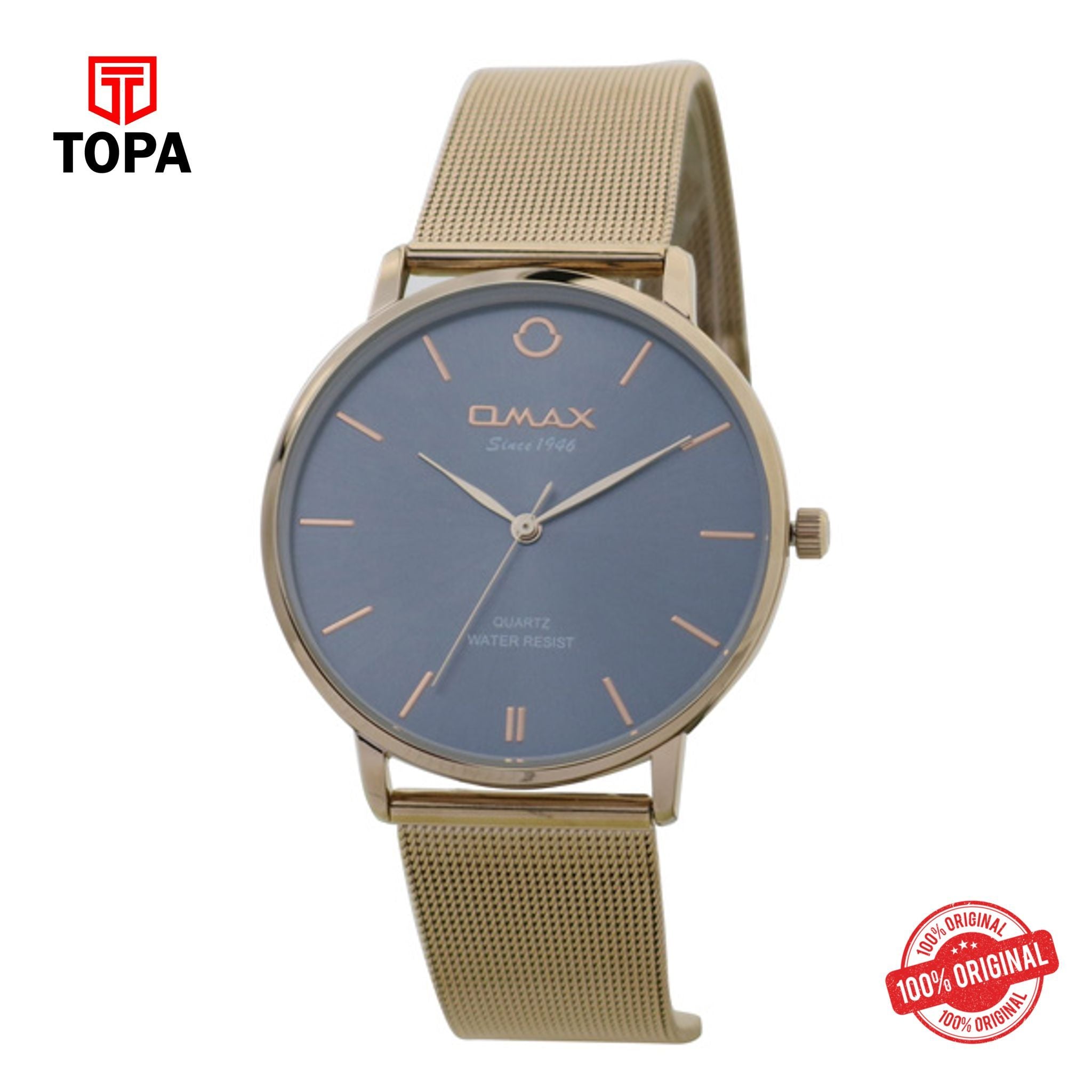 Topa Omax-HXM01R98I-Men-leather-strap-watch - Product Image 1