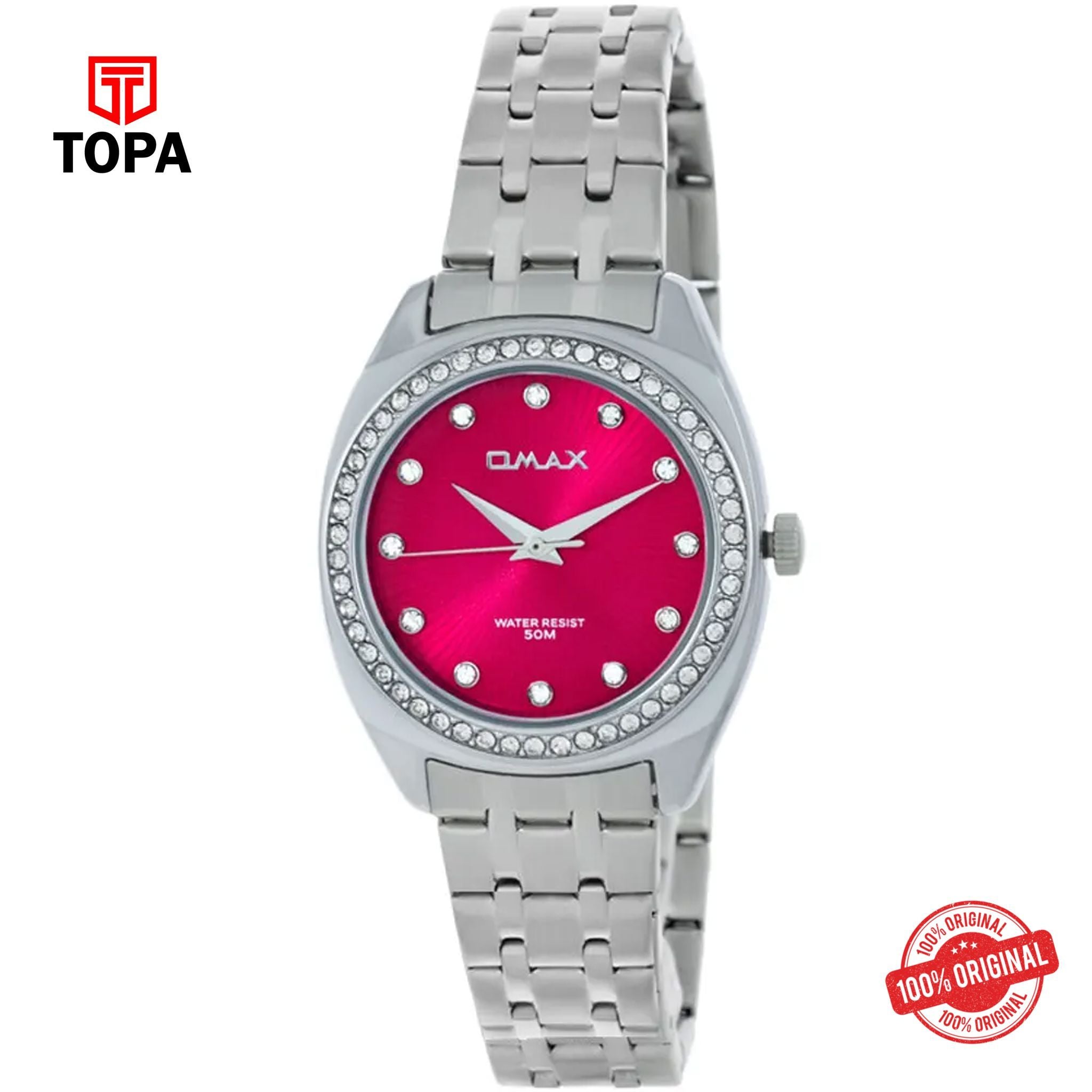 Topa Omax-JAS002I006-Metal-Band-Women-Watch - Product Image 1