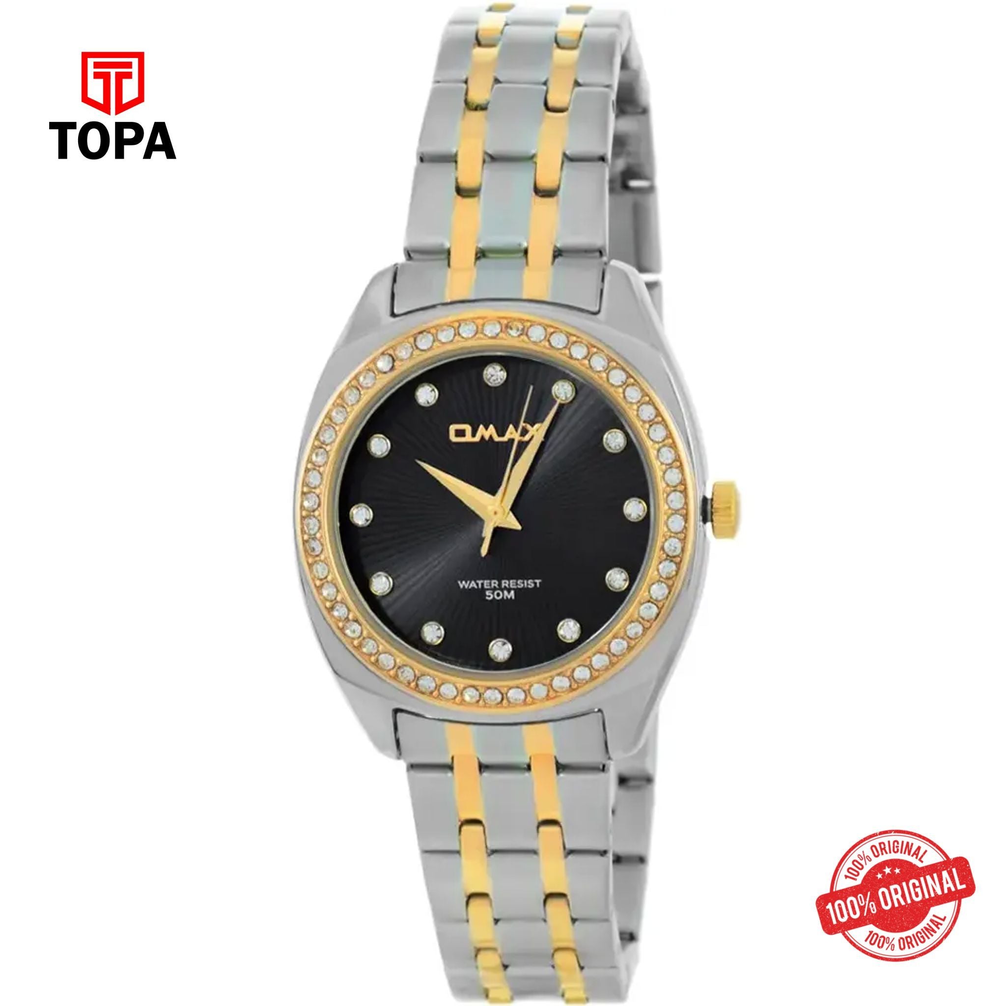 Topa Omax-JAS002N002-Metal-Band-Women-Watch - Product Image 1