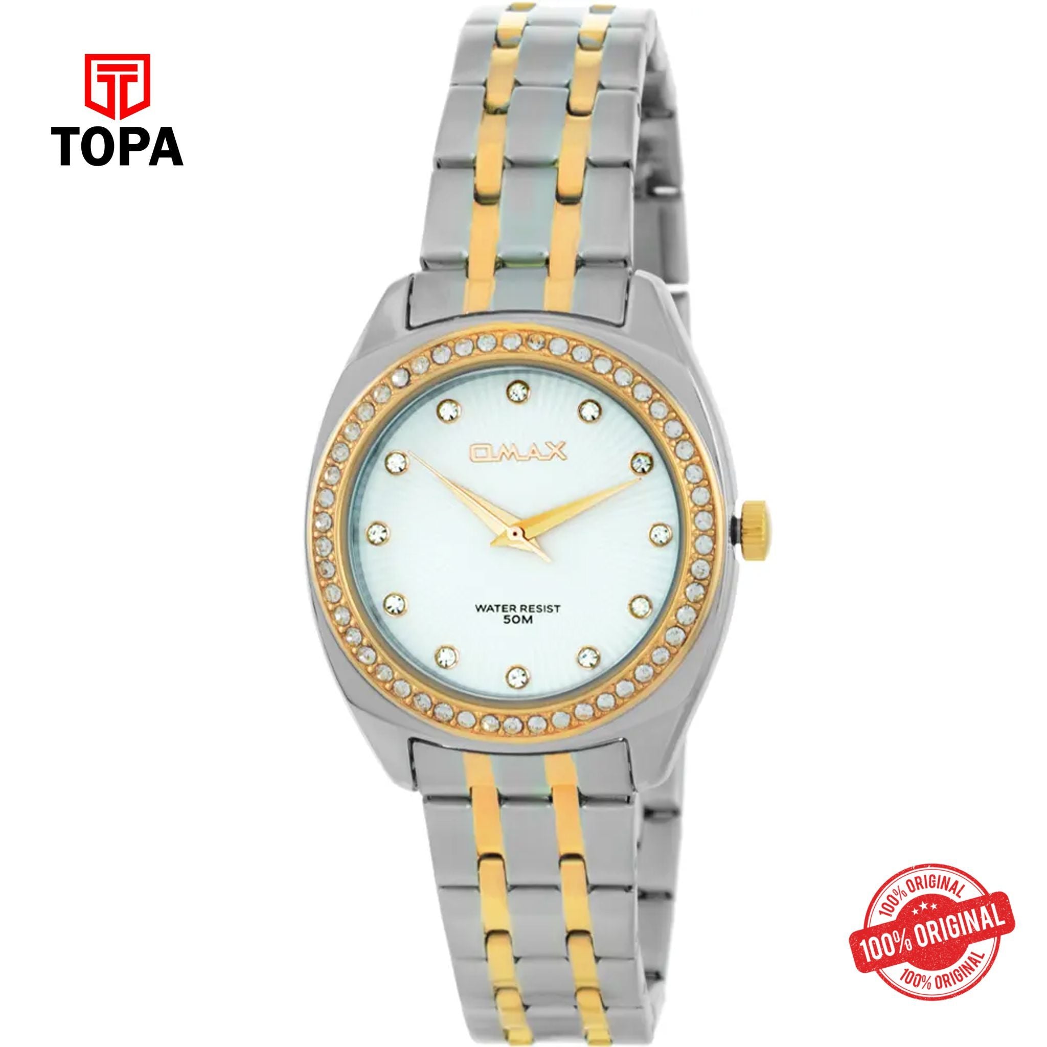 Topa Omax-JAS002N008-Metal-Band-Women-Watch - Product Image 1