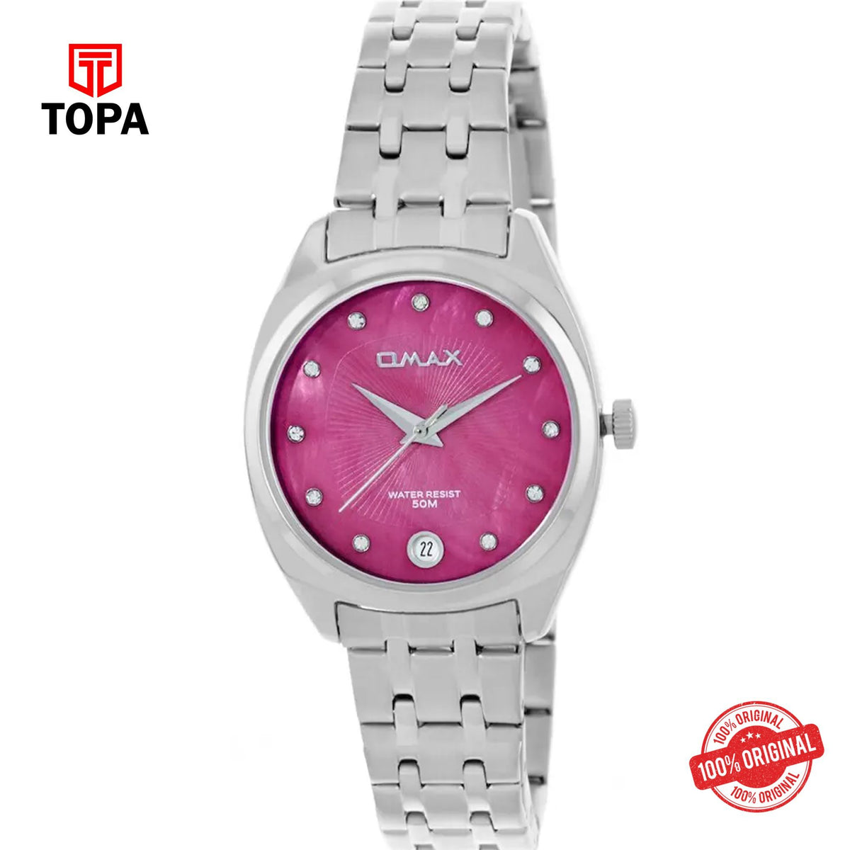 Topa Omax-JAS010I00M-Metal-Band-Women-Watch - Product Image 1