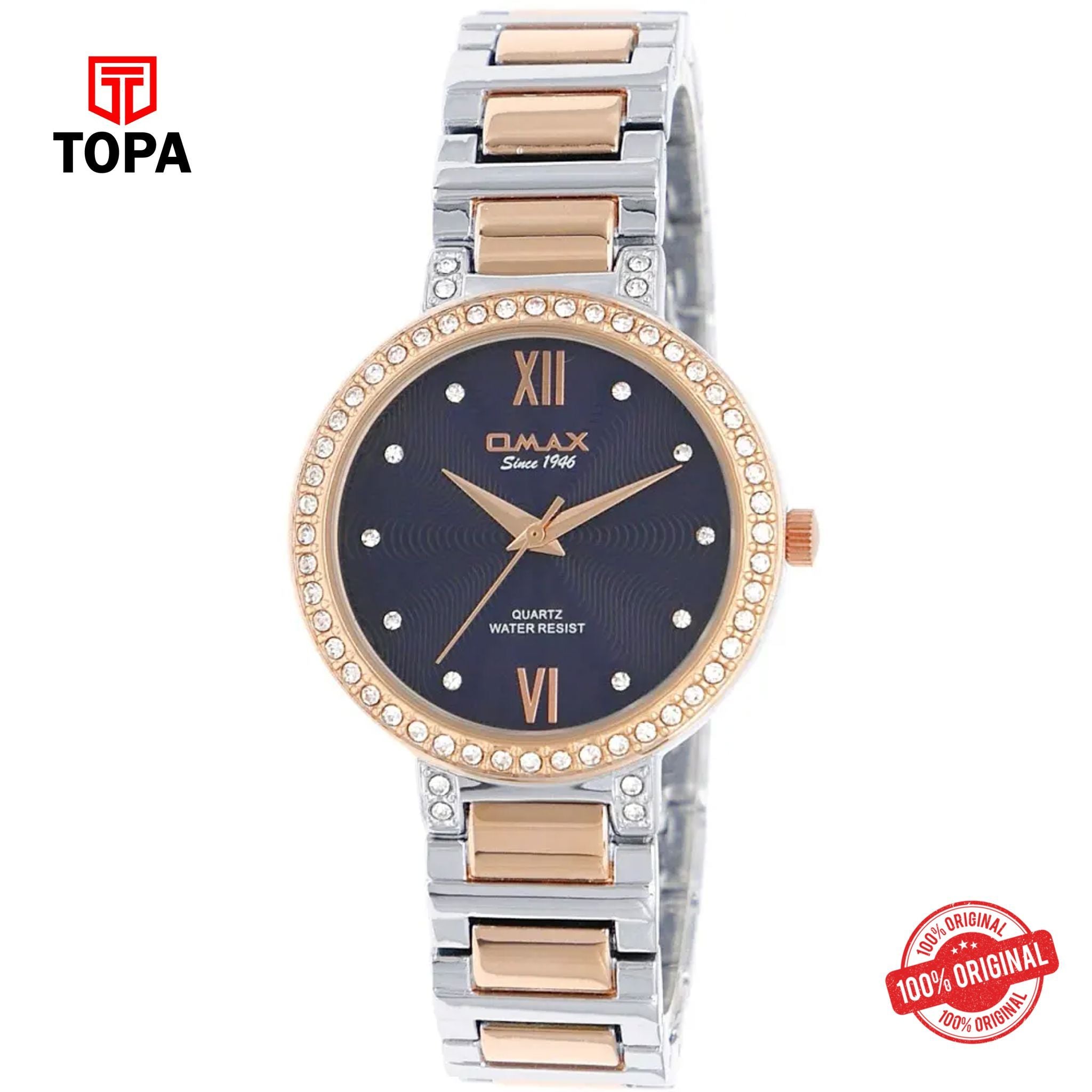 Topa Omax-JDP030N004-Metal-Band-Women-Watch - Product Image 1