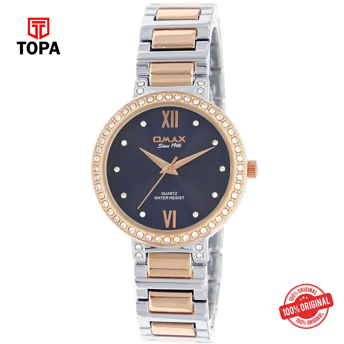 Topa Omax-JDP030N004-Metal-Band-Women-Watch - Product Image 1