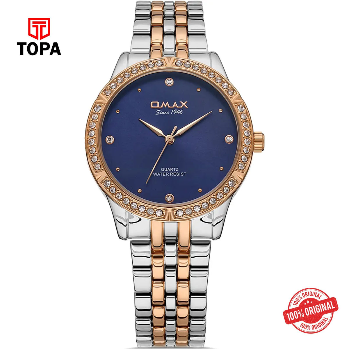 Topa Omax-JDP032N004-Metal-Band-Women-Watch - Product Image 1