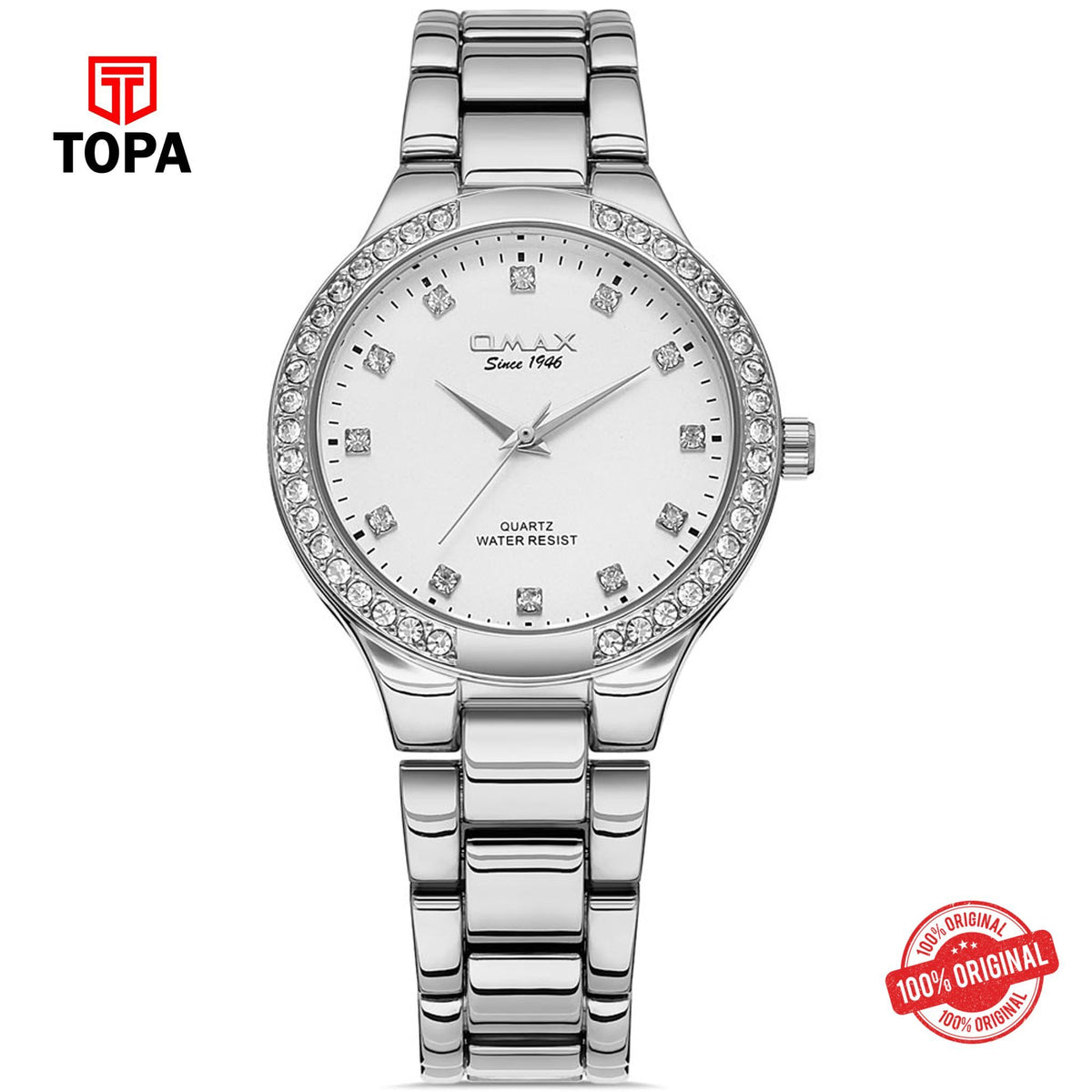 Topa Omax-JDP034I008-Metal-Band-Woman-Watch - Product Image 1