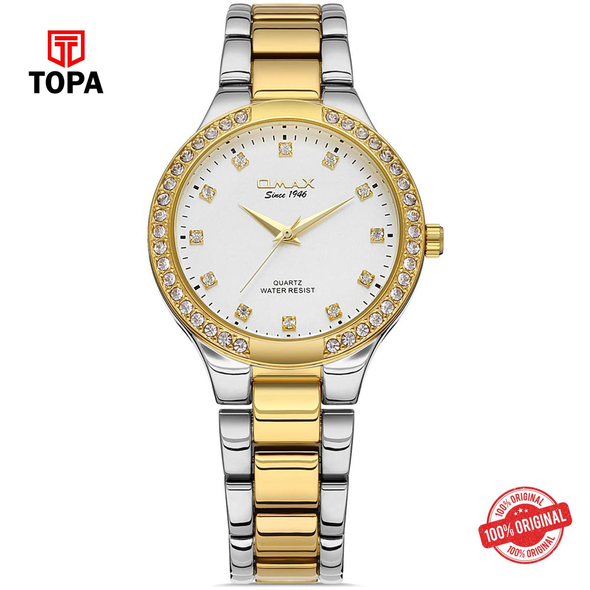 Topa Omax-JDP034N008-Metal-Band-Woman-Watch - Product Image 1