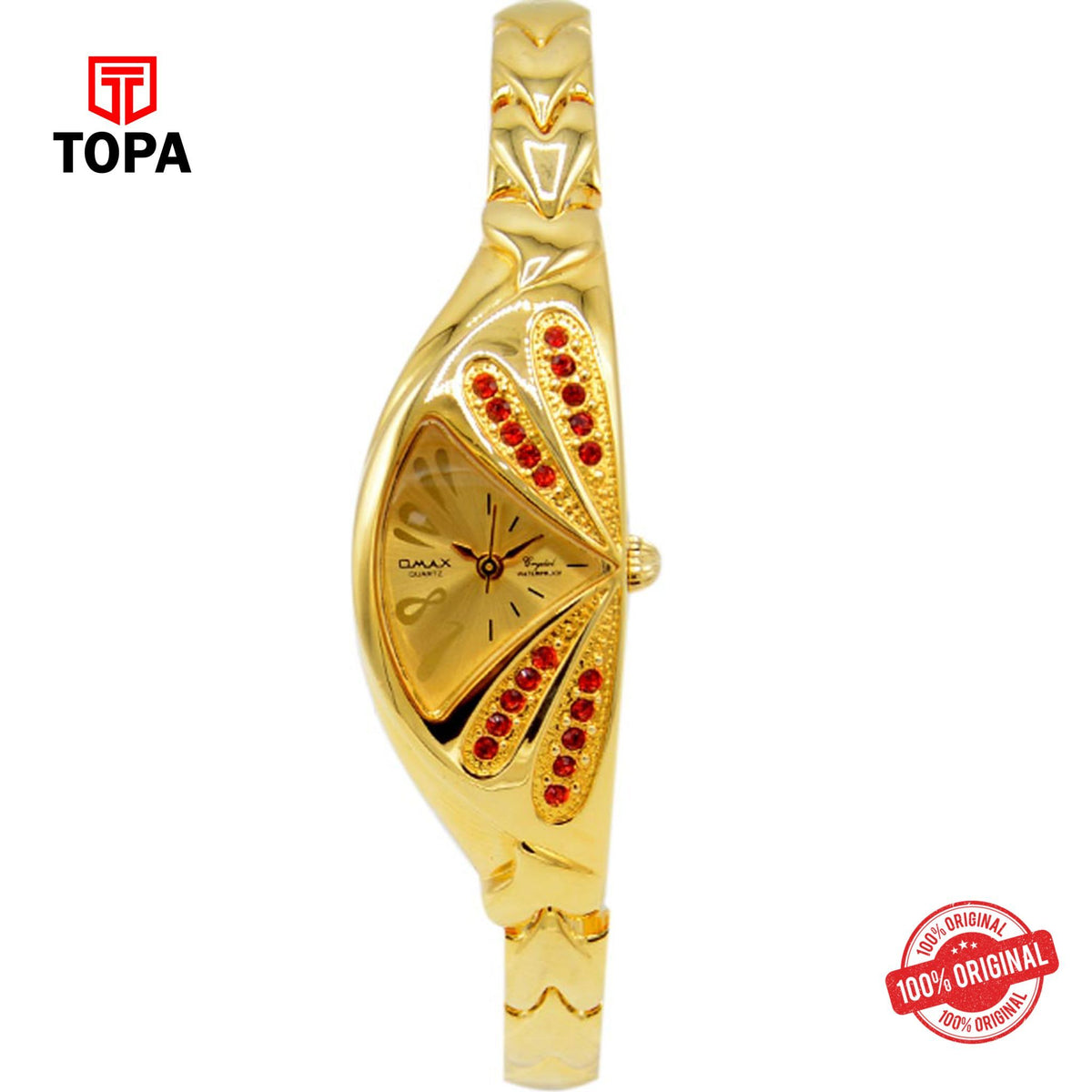 Topa Omax-JE0328GR11-Metal-Band-Women-Watch - Product Image 1