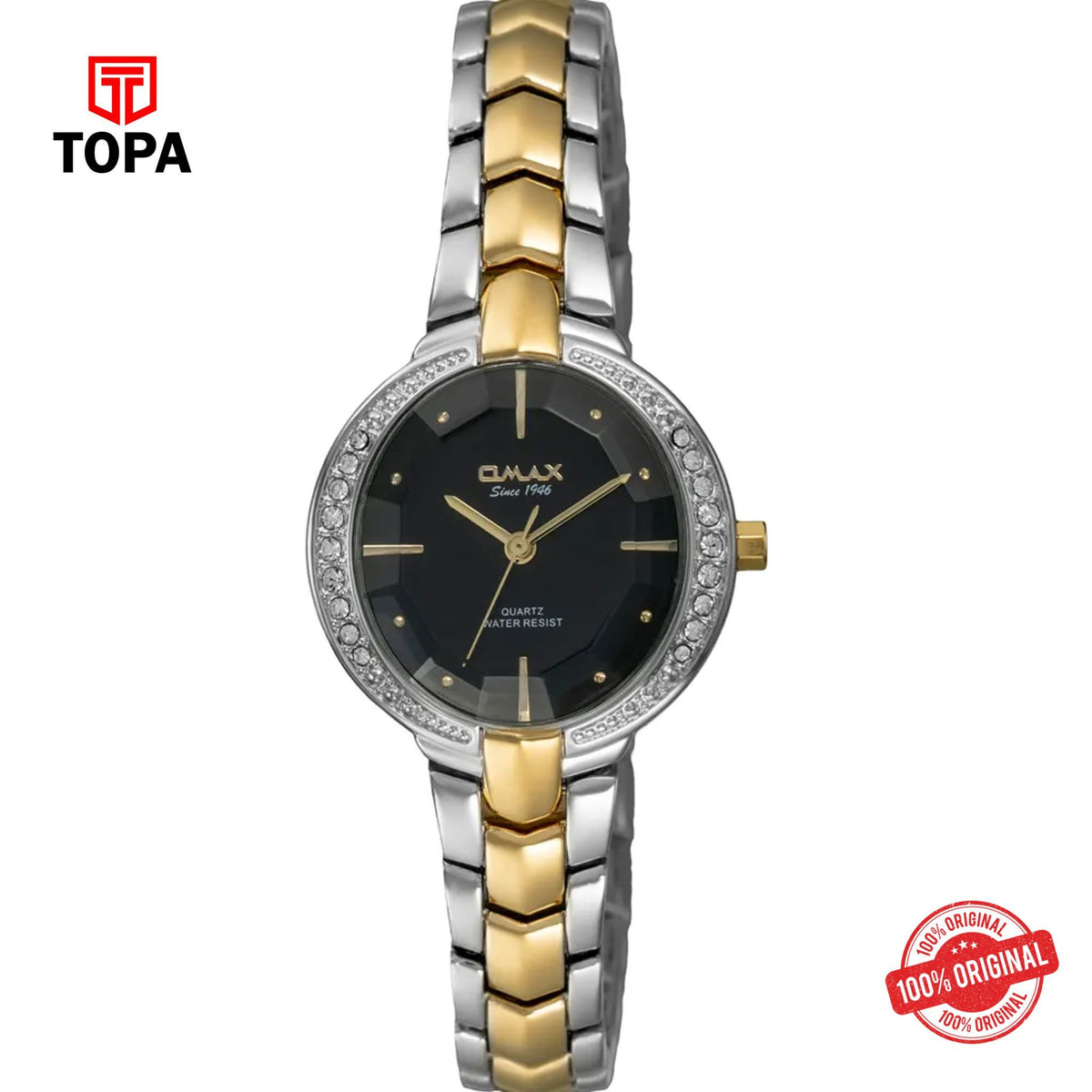 Topa Omax-JEC046N002-Metal-Band-Women-Watch - Product Image 1