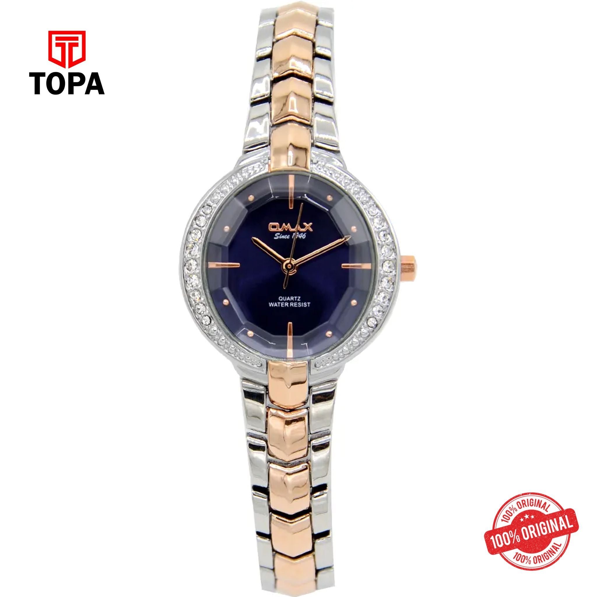 Topa Omax-JEC046N004-Metal-Band-Women-Watch - Product Image 1