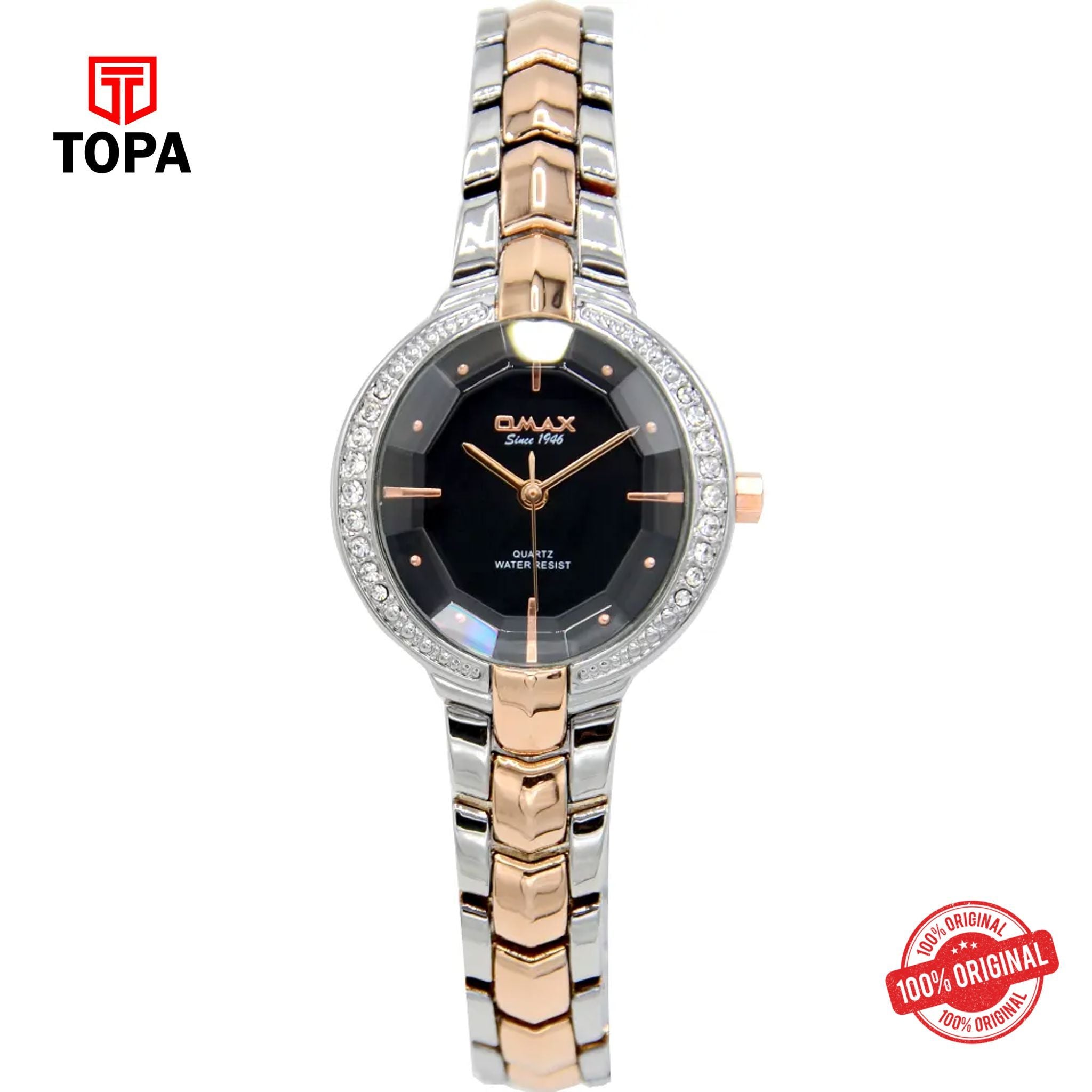 Topa Omax-JEC046N012-Metal-Band-Women-Watch - Product Image 1