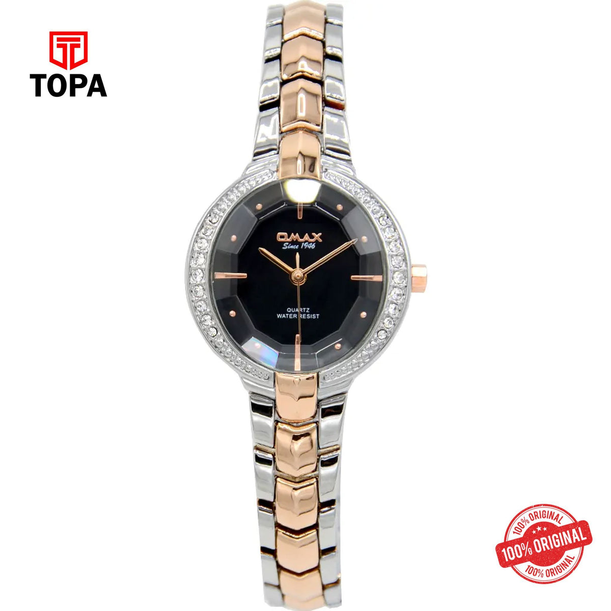 Topa Omax-JEC046N012-Metal-Band-Women-Watch - Product Image 1
