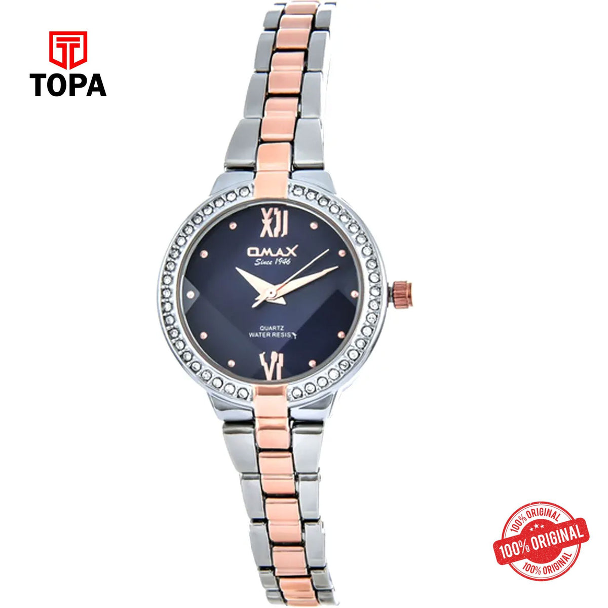 Topa Omax-JEC050N004-Metal-Band-Women-Watch - Product Image 1