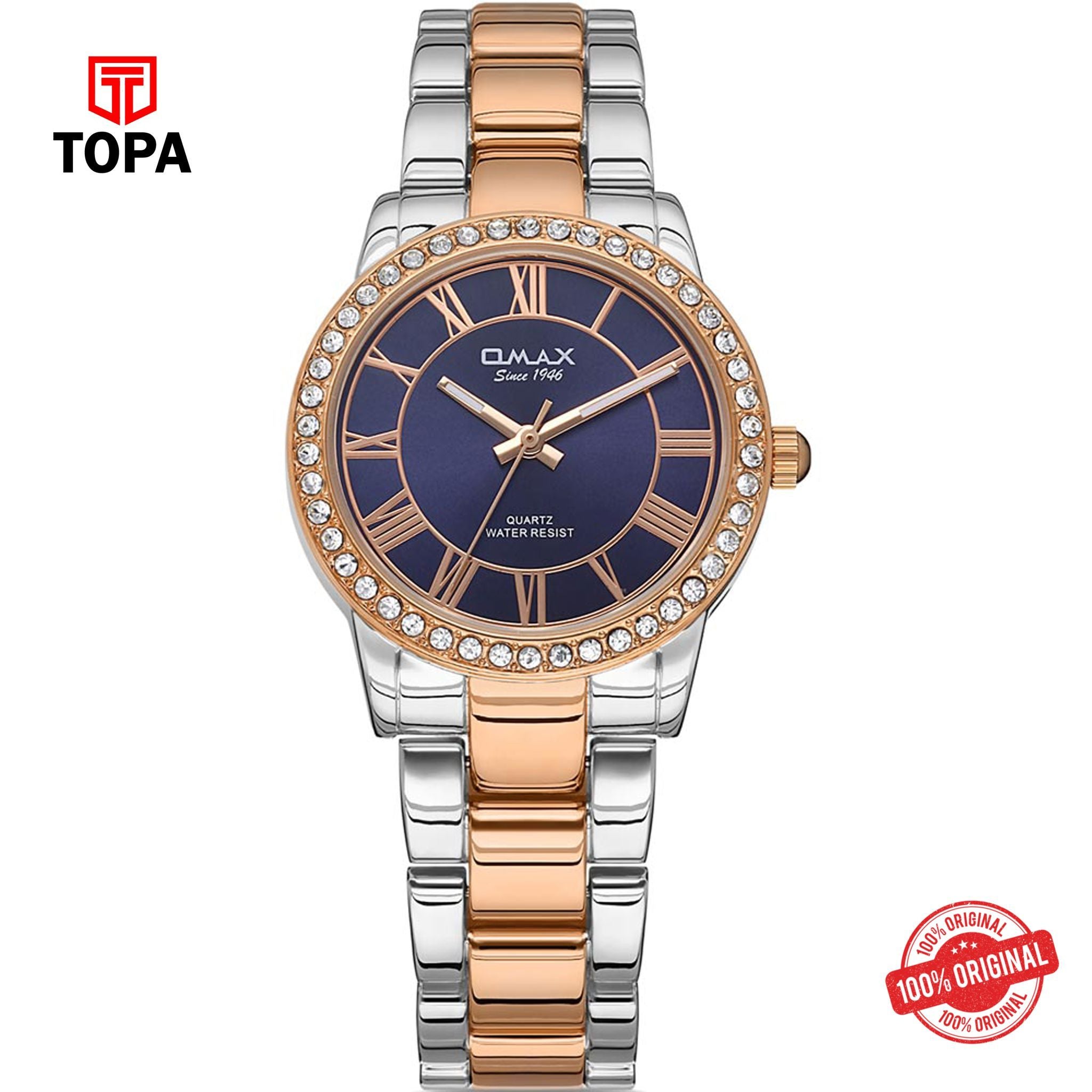 Topa Omax-JED022N004-Metal-Band-Woman-Watch - Product Image 1