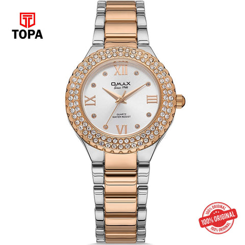 Topa Omax-JED024N008-Metal-Band-Woman-Watch - Product Image 1