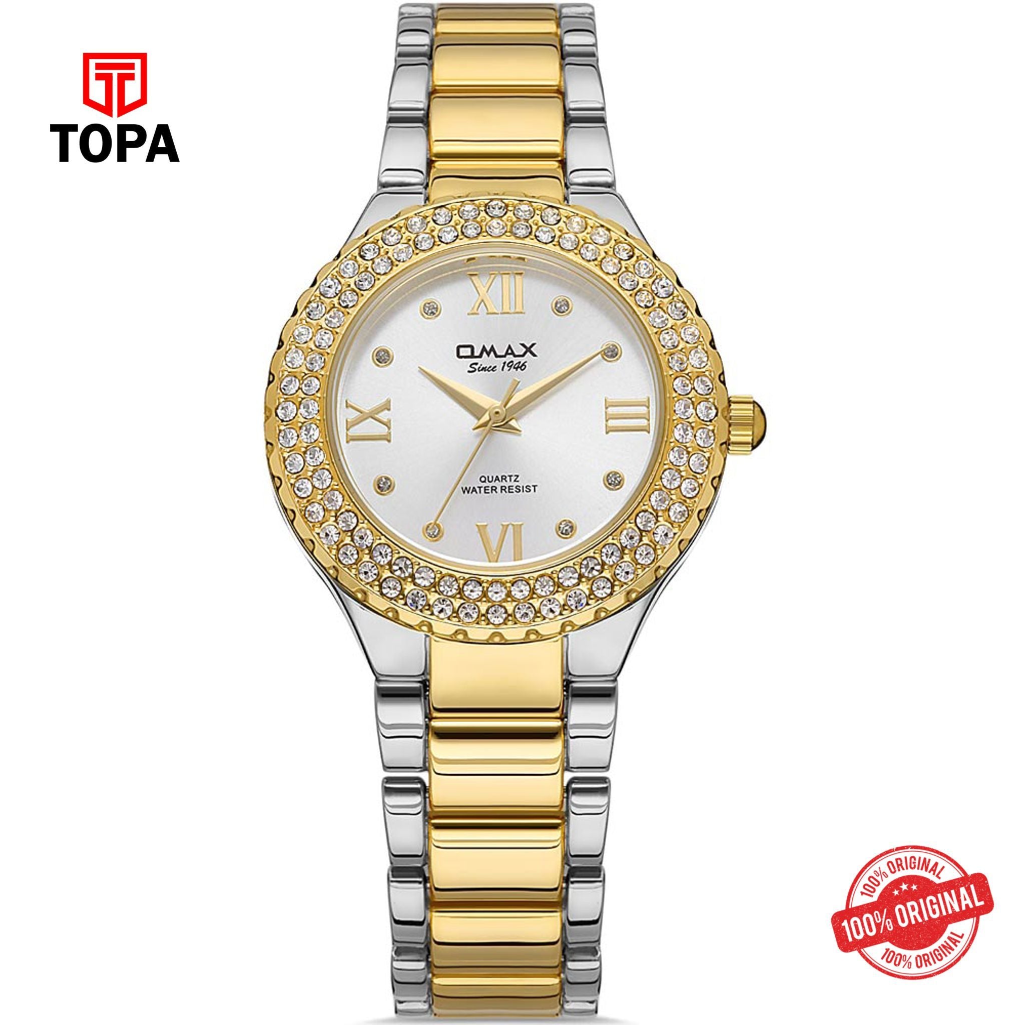 Topa Omax-JED024N018-Metal-Band-Woman-Watch - Product Image 1