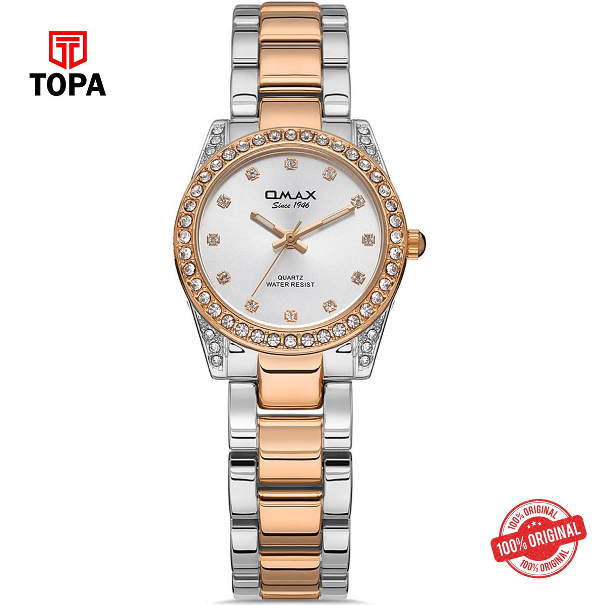 Topa Omax-JED026N008-Metal-Band-Woman-Watch - Product Image 1