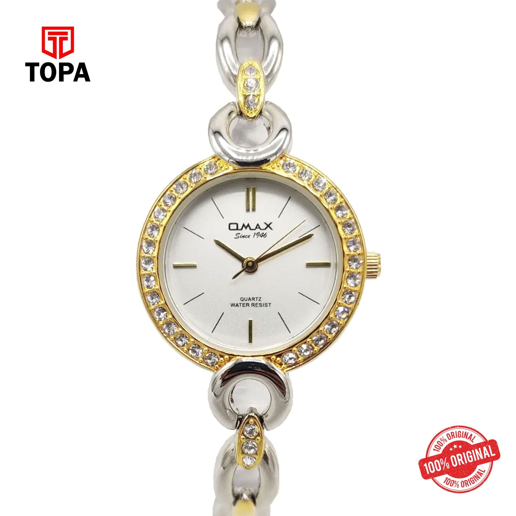 Topa Omax-JES940N008-Metal-Band-Women-Watch - Product Image 1