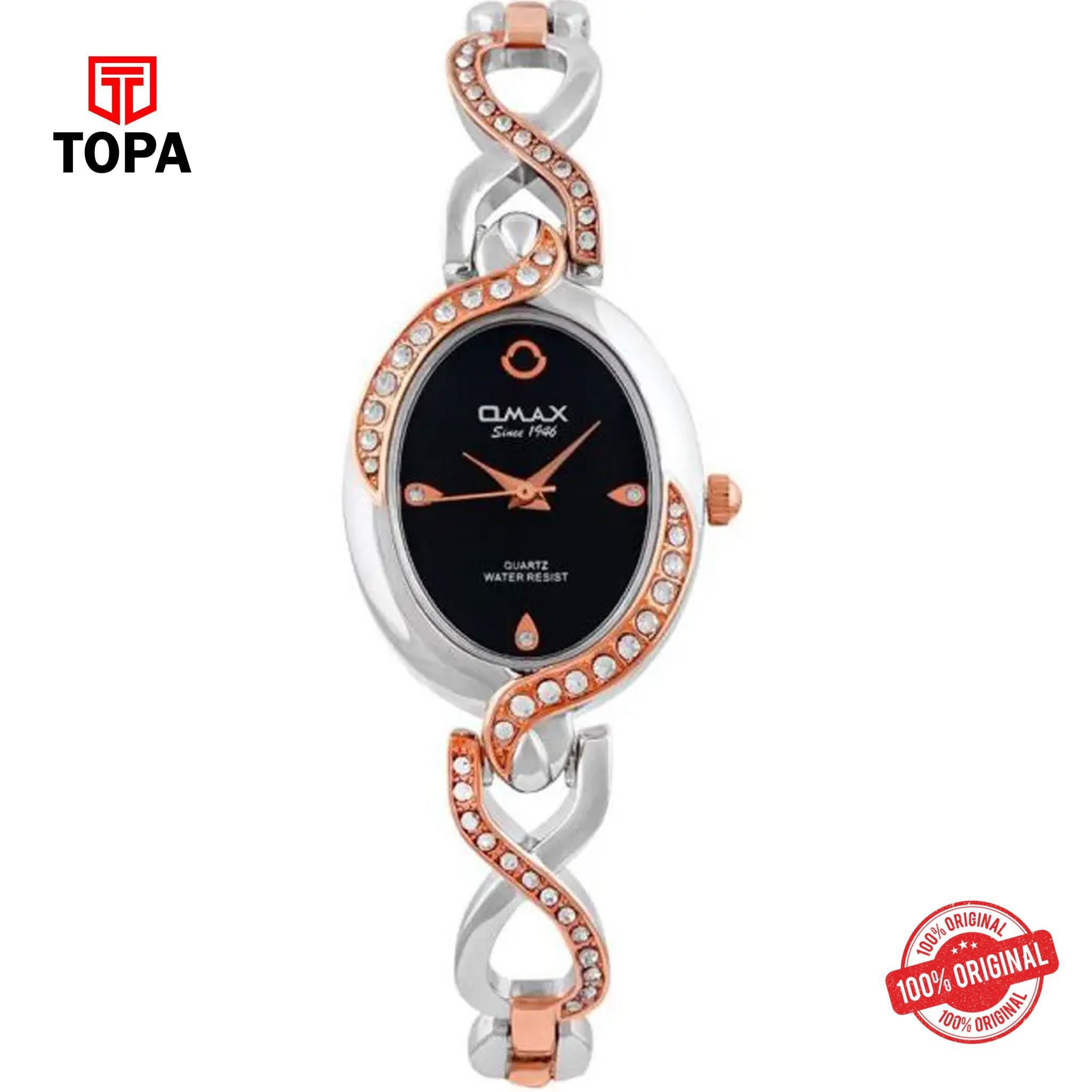 Topa Omax-JES966N012-Metal-Band-Women-Watch - Product Image 1