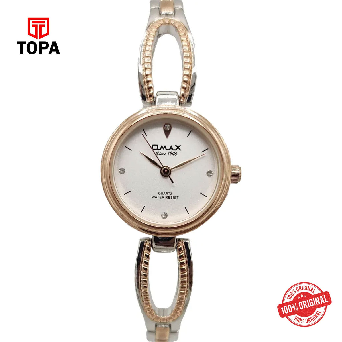 Topa Omax-JJL844N018-Metal-Band-Women-Watch - Product Image 1