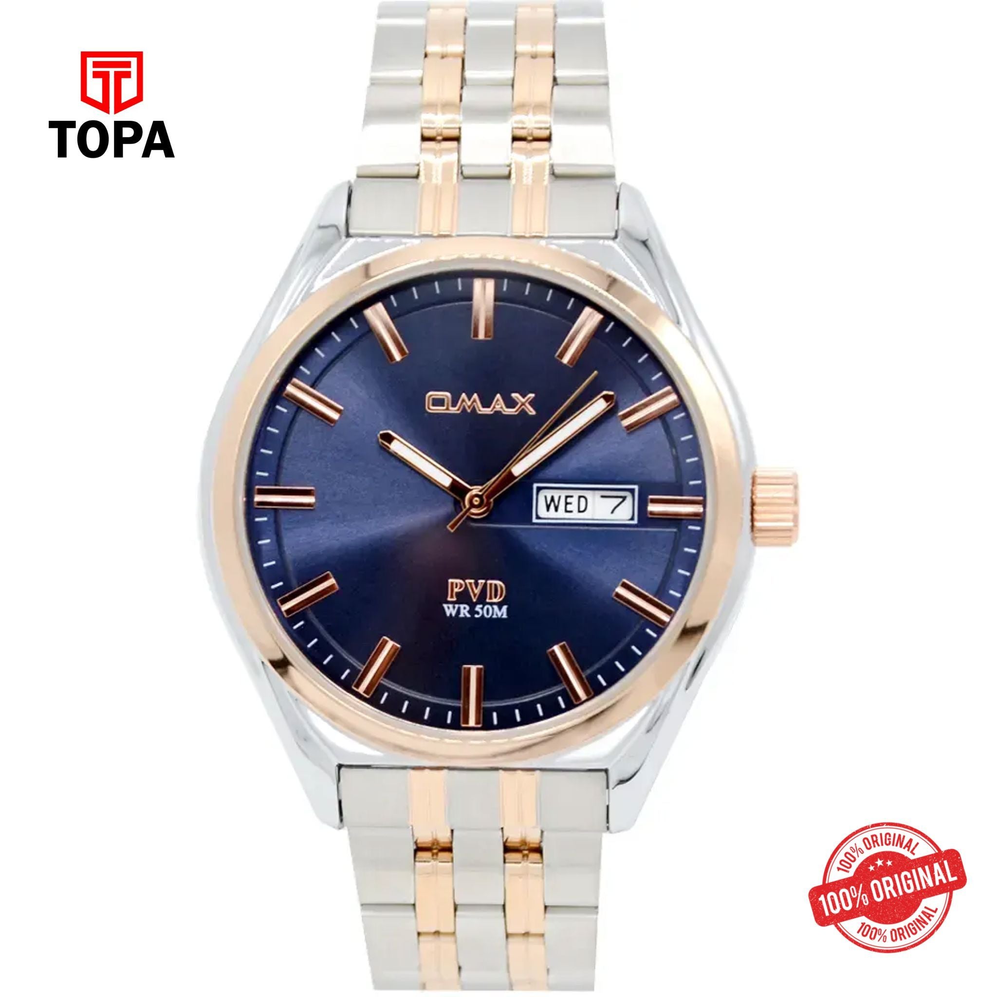 Topa Omax-JSD007N004-Metal-Band-Men-Watch - Product Image 1