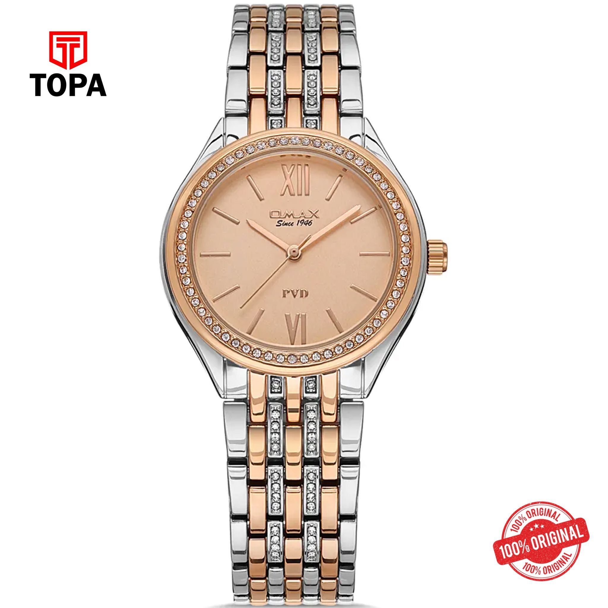 Topa Omax-JSS006N00F-Metal-Band-Women-Watch - Product Image 1