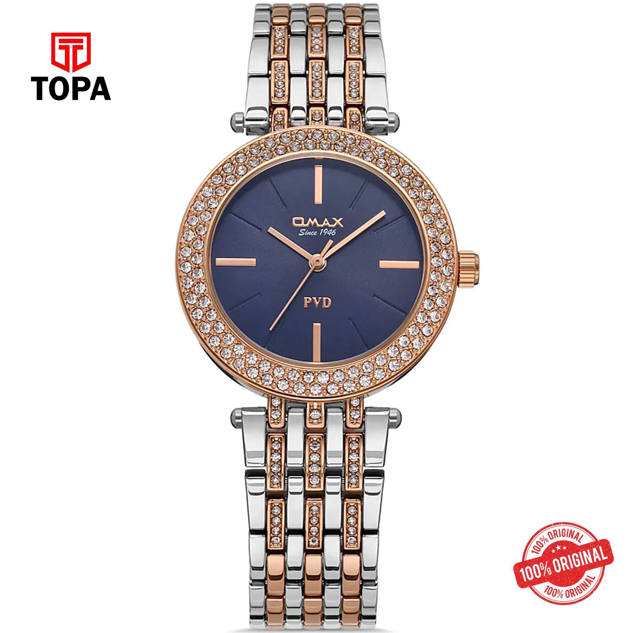 Topa Omax-JSS010N004-Metal-Band-Women-Watch - Product Image 1