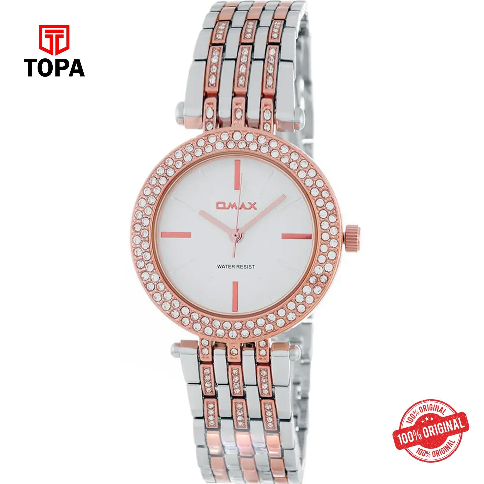 Topa Omax-JSS010N018-Metal-Band-Women-Watch - Product Image 1