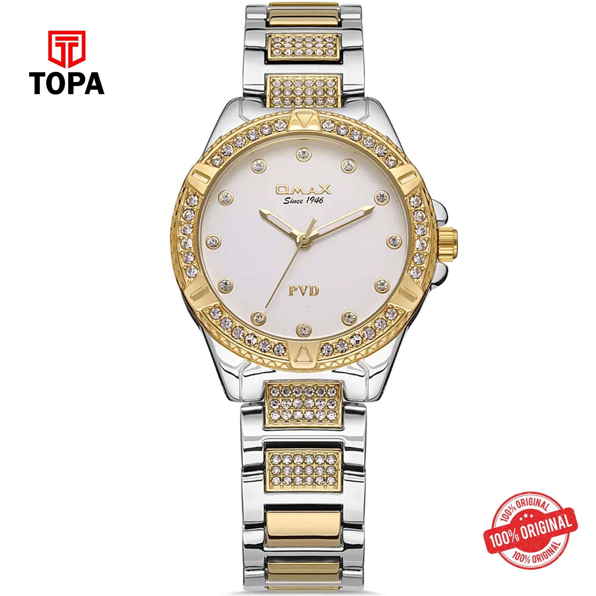Topa Omax-JSS012N008-Metal-Band-Women-Watch - Product Image 1